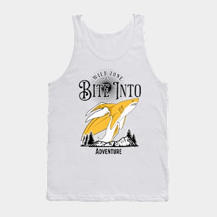 Bite Into Wild Zone - Adventurous Shark Tank Top